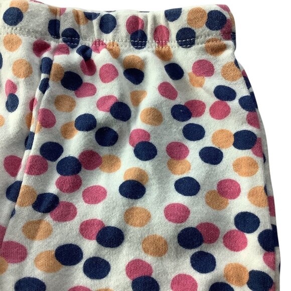 Lot of 2pc PS By The Peanutshell Baby Girl Pants 6M Polka Dot & Ballerina Prints - Picture 7 of 12